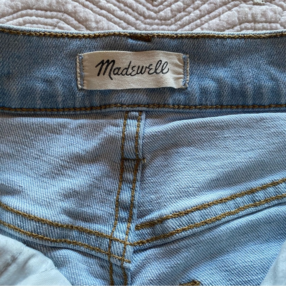 Madewell The Perfect Vintage Straight Jean in Mosedale Wash Women’s Size 28 - Picture 14 of 16